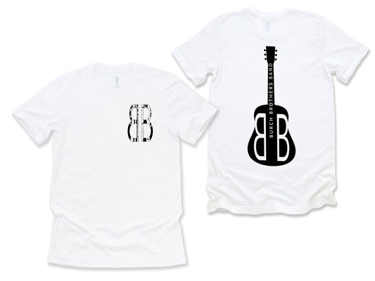Burch Brother Band Logo T-shirt White