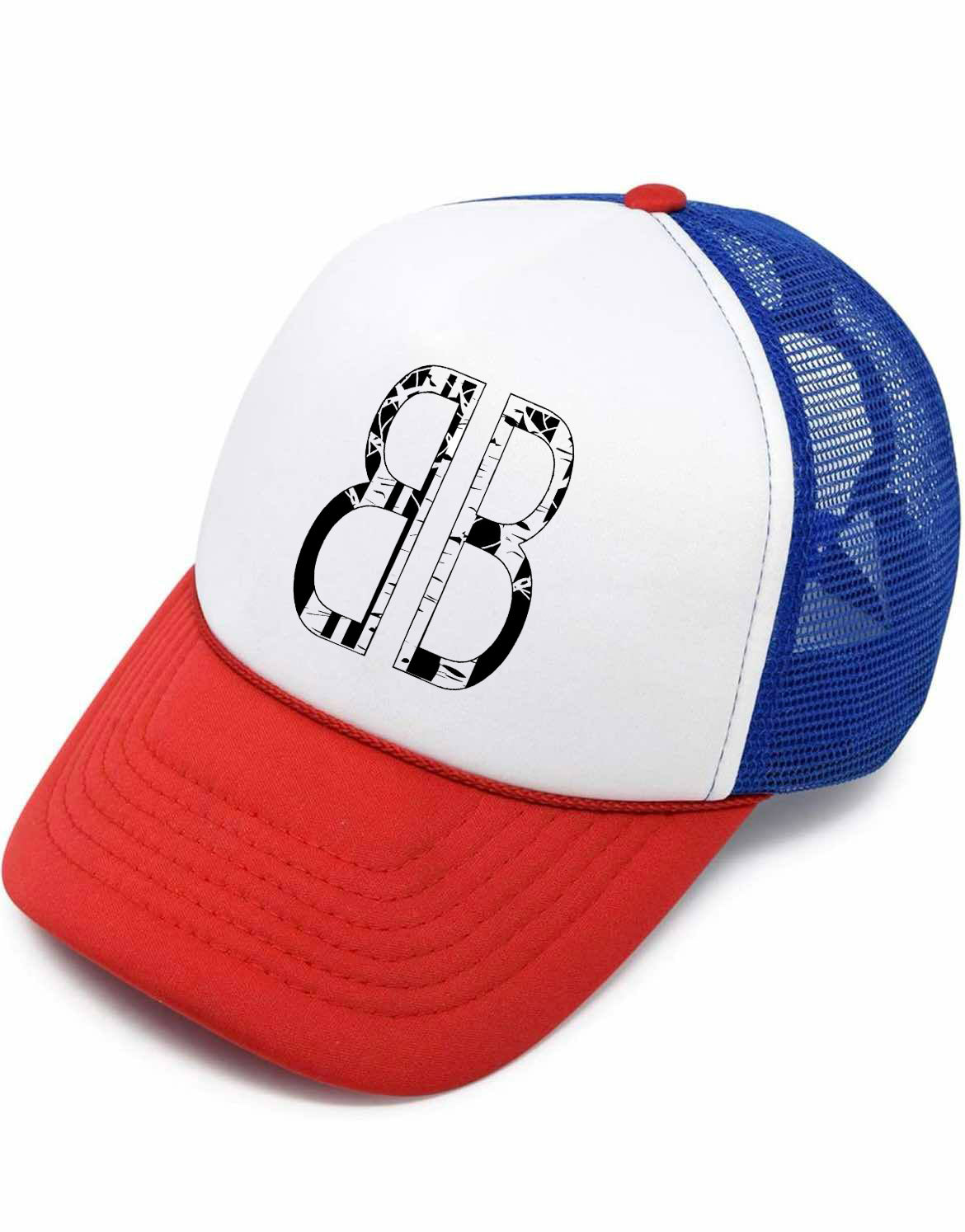 Baseball Cap Red, White and Blue With Logo