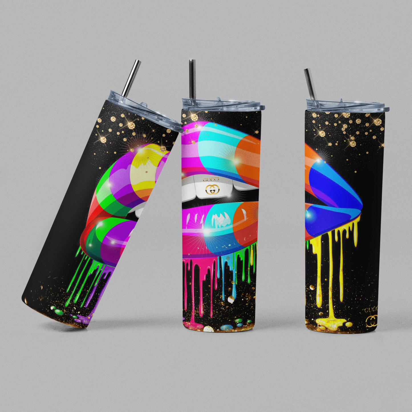 Lips designer 20oz tumbler!