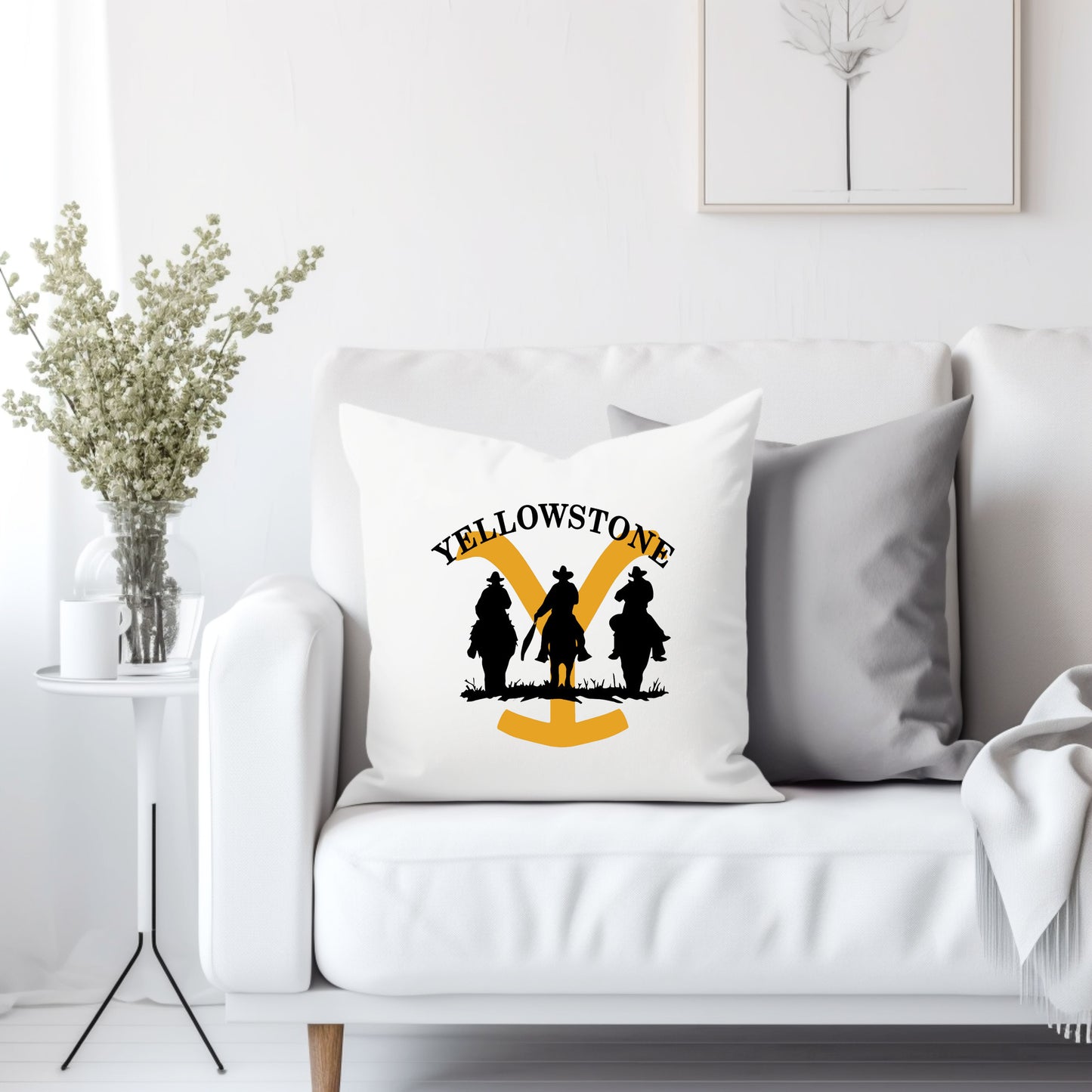 Yellowstone - Throw Pillow Cover