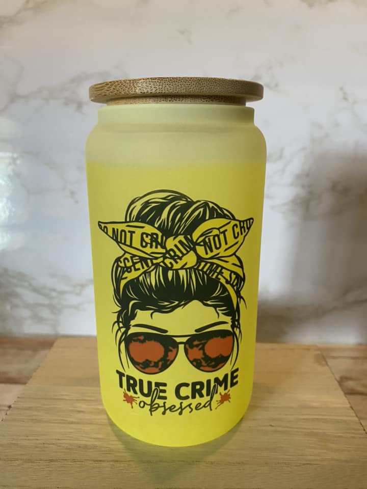 True Crime Obsessed - Color Changing Frosted Cup