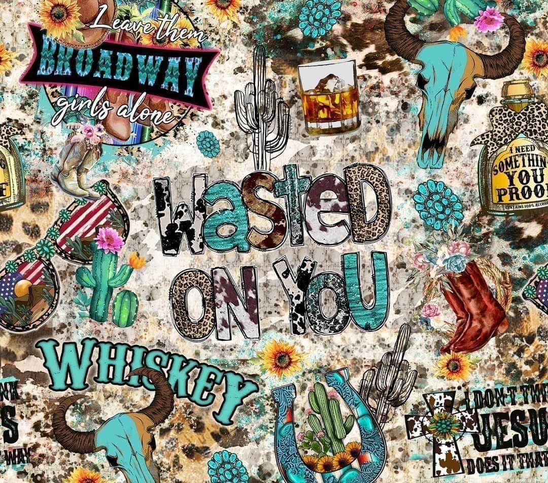 Wasted on you - Skinny Tumbler