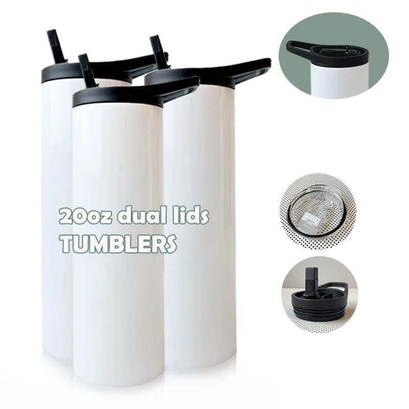 MA-MA floral - skinny tumbler