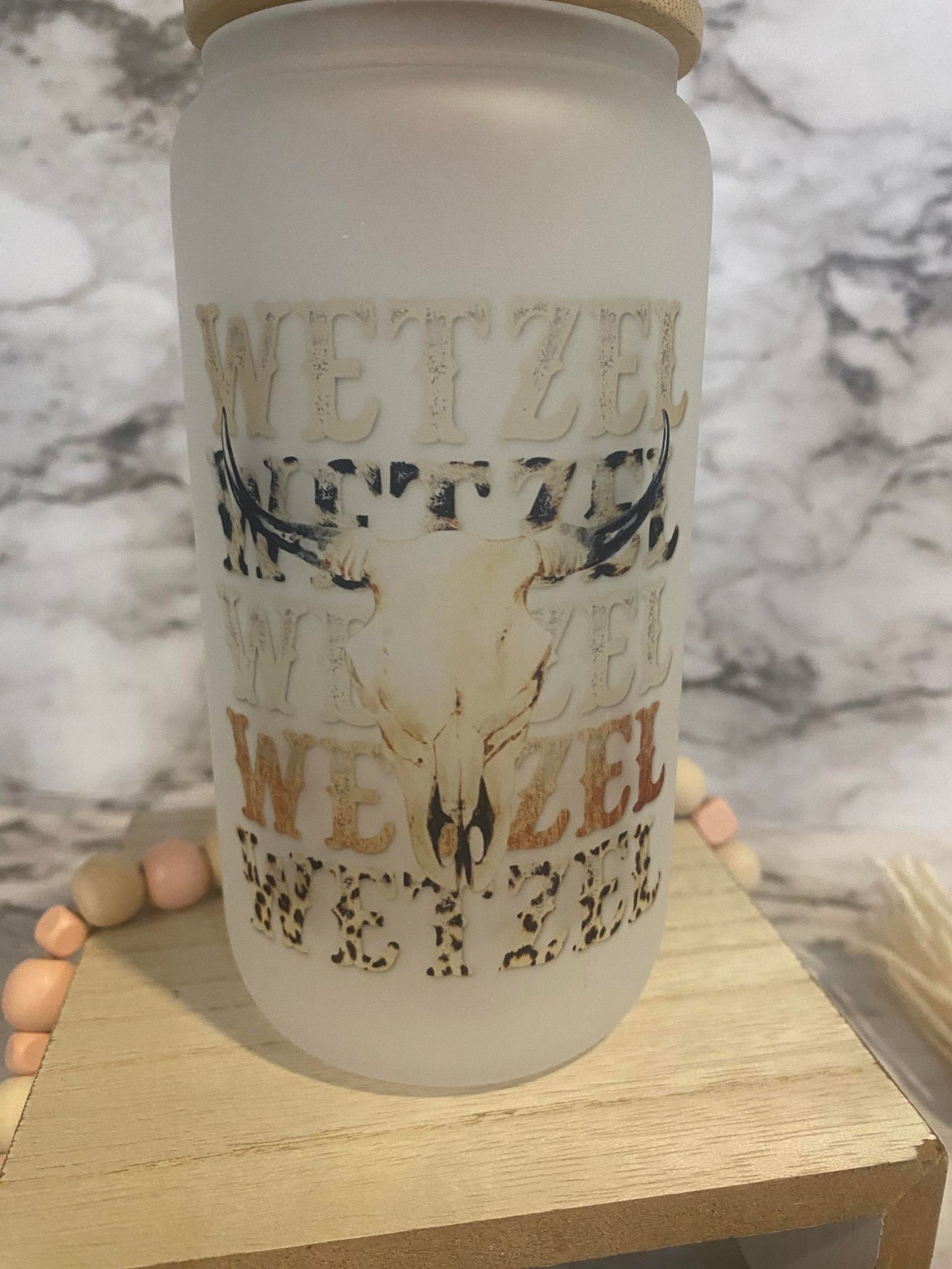 Wetzel - Frosted Glass Cup