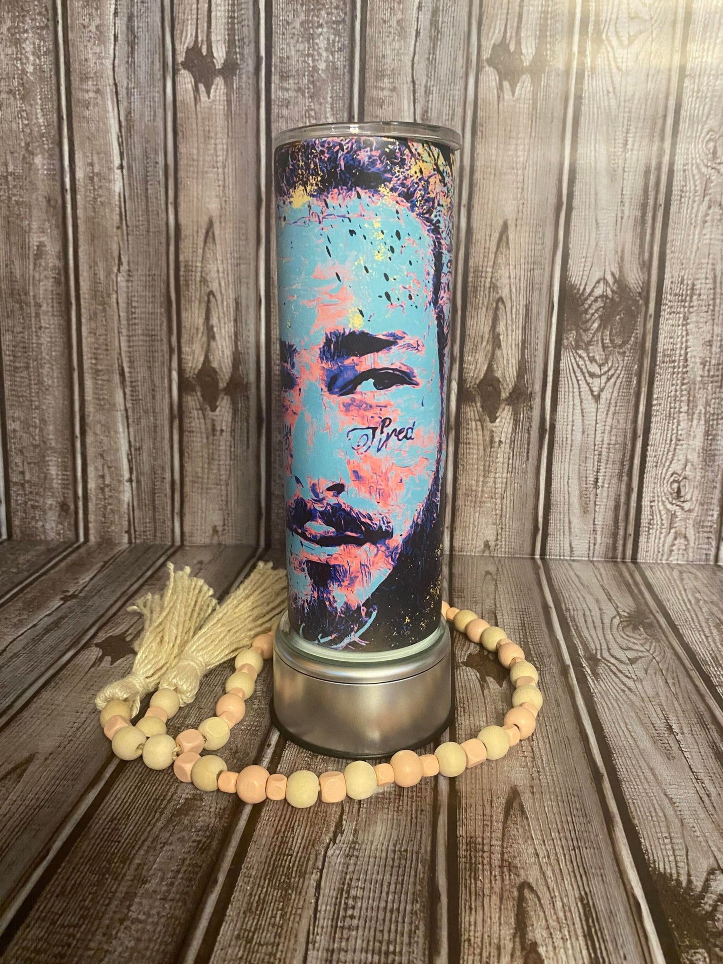 Artistic Post Malone - Skinny Tumbler