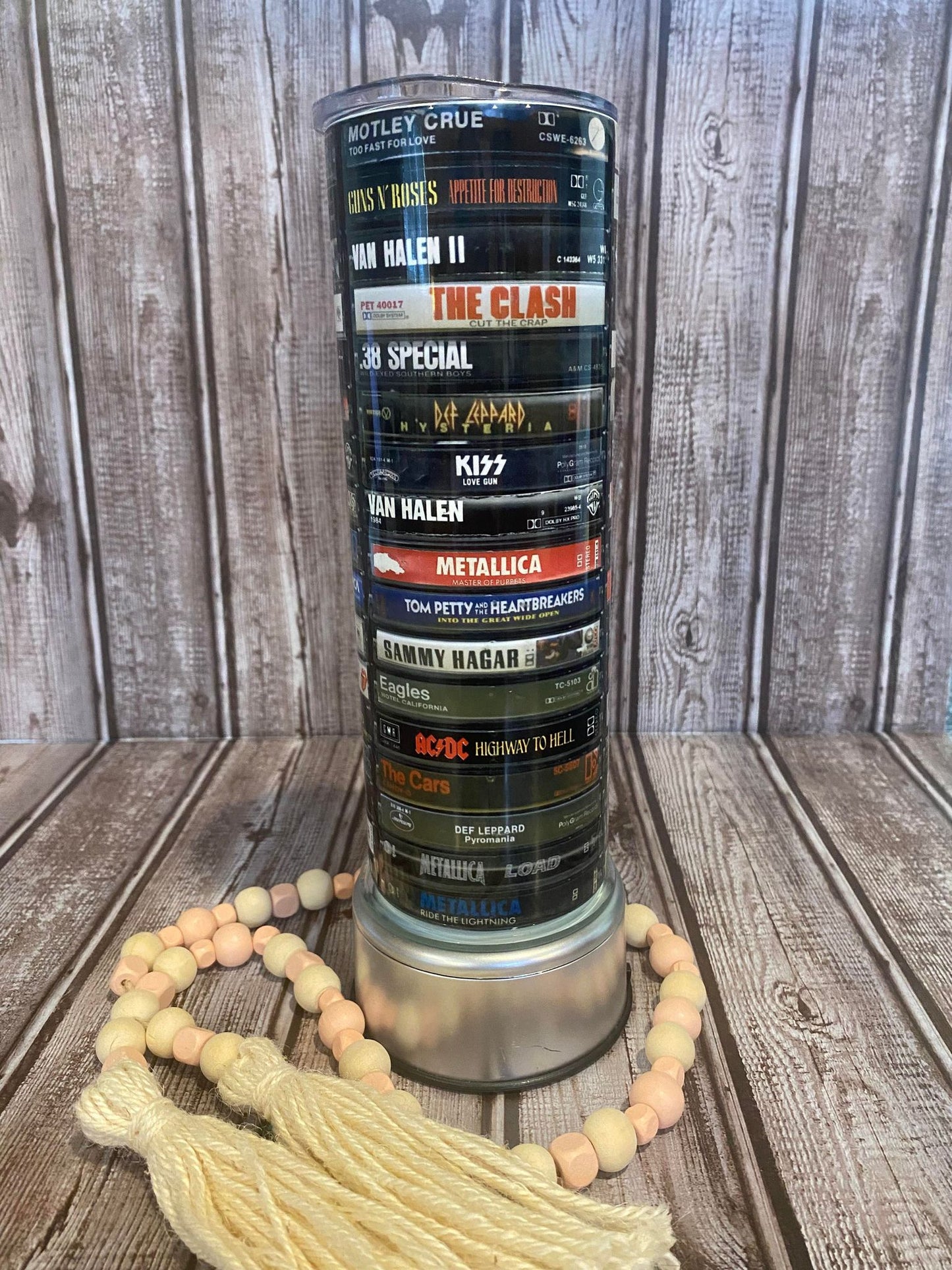 80's cassettes - Skinny Tumbler