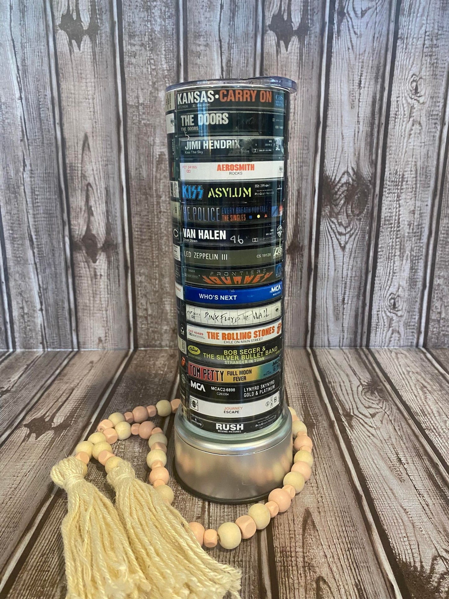 80's cassettes - Skinny Tumbler