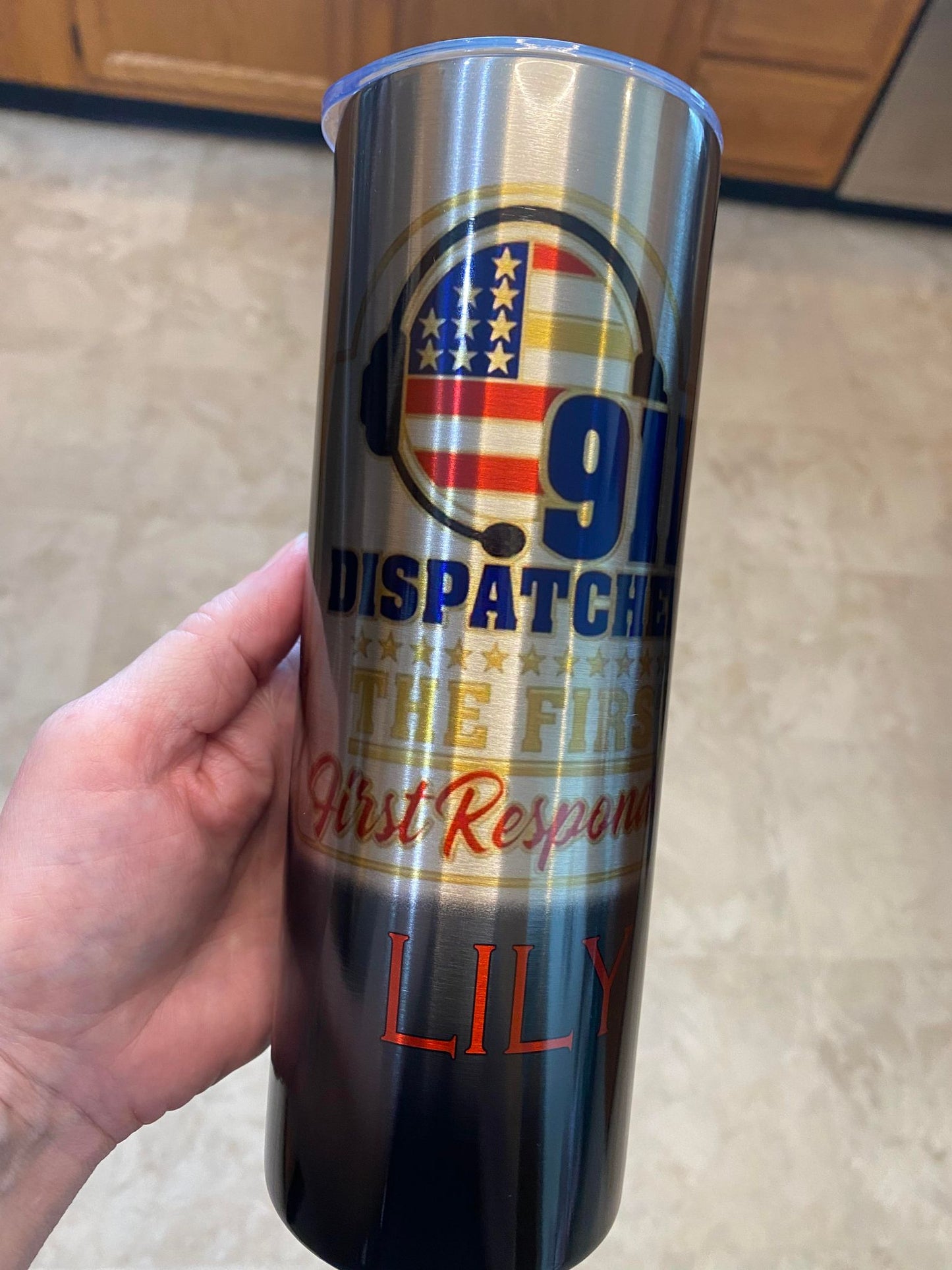 Customized Stainless Steel Skinny Tumbler 20oz