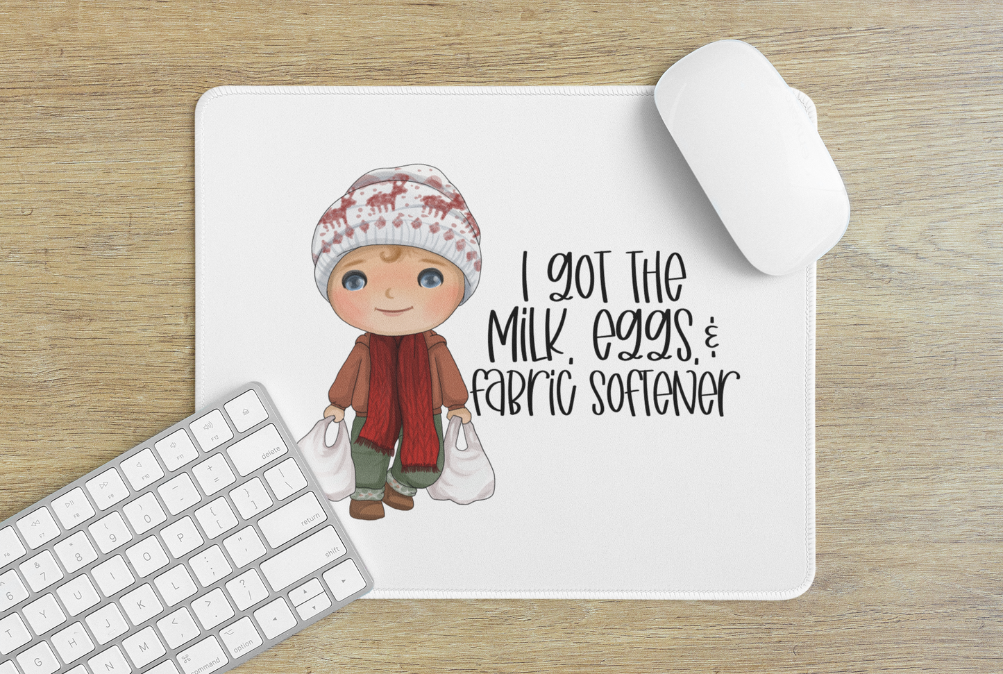 Kevin bought groceries - Mouse Pad