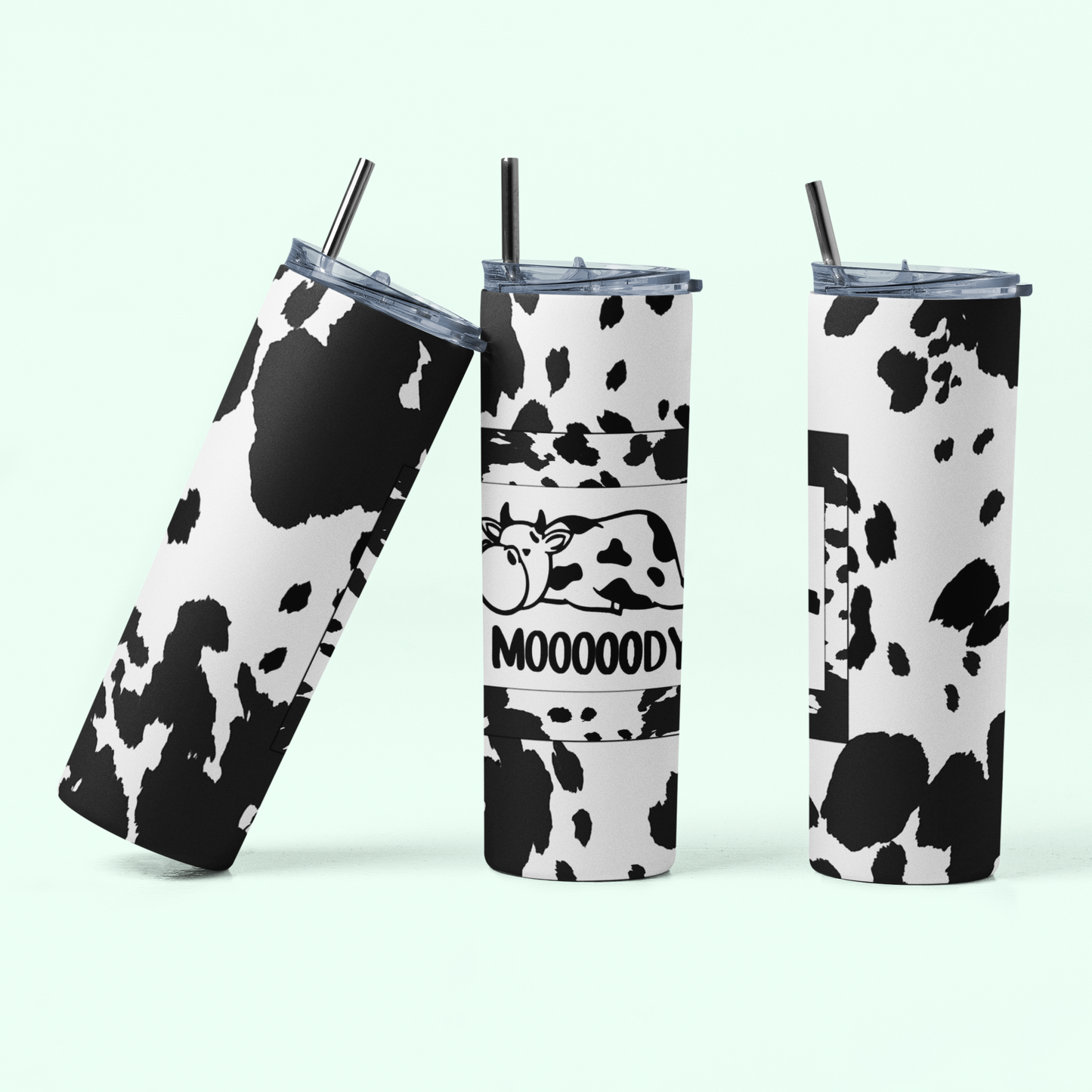 Moooody cow - Skinny Tumbler