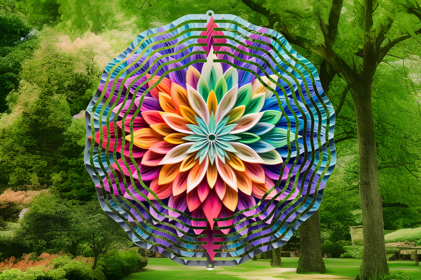 Mandala Wind Spinner