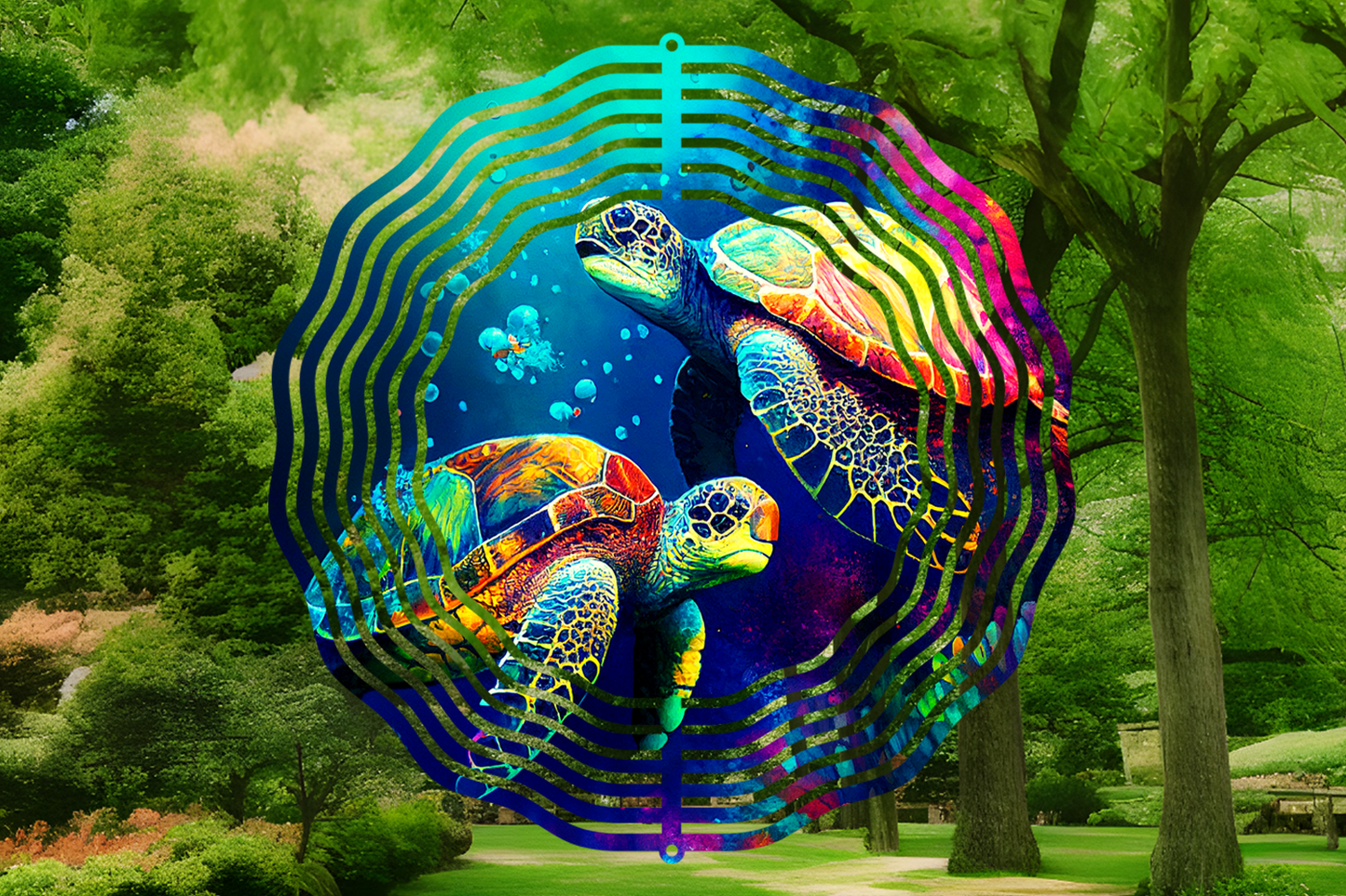 Sea Turtles Wind Spinner