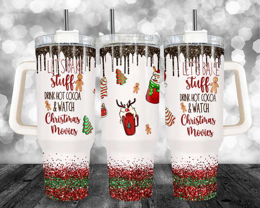 Christmas bake stuff 40oz Tumbler