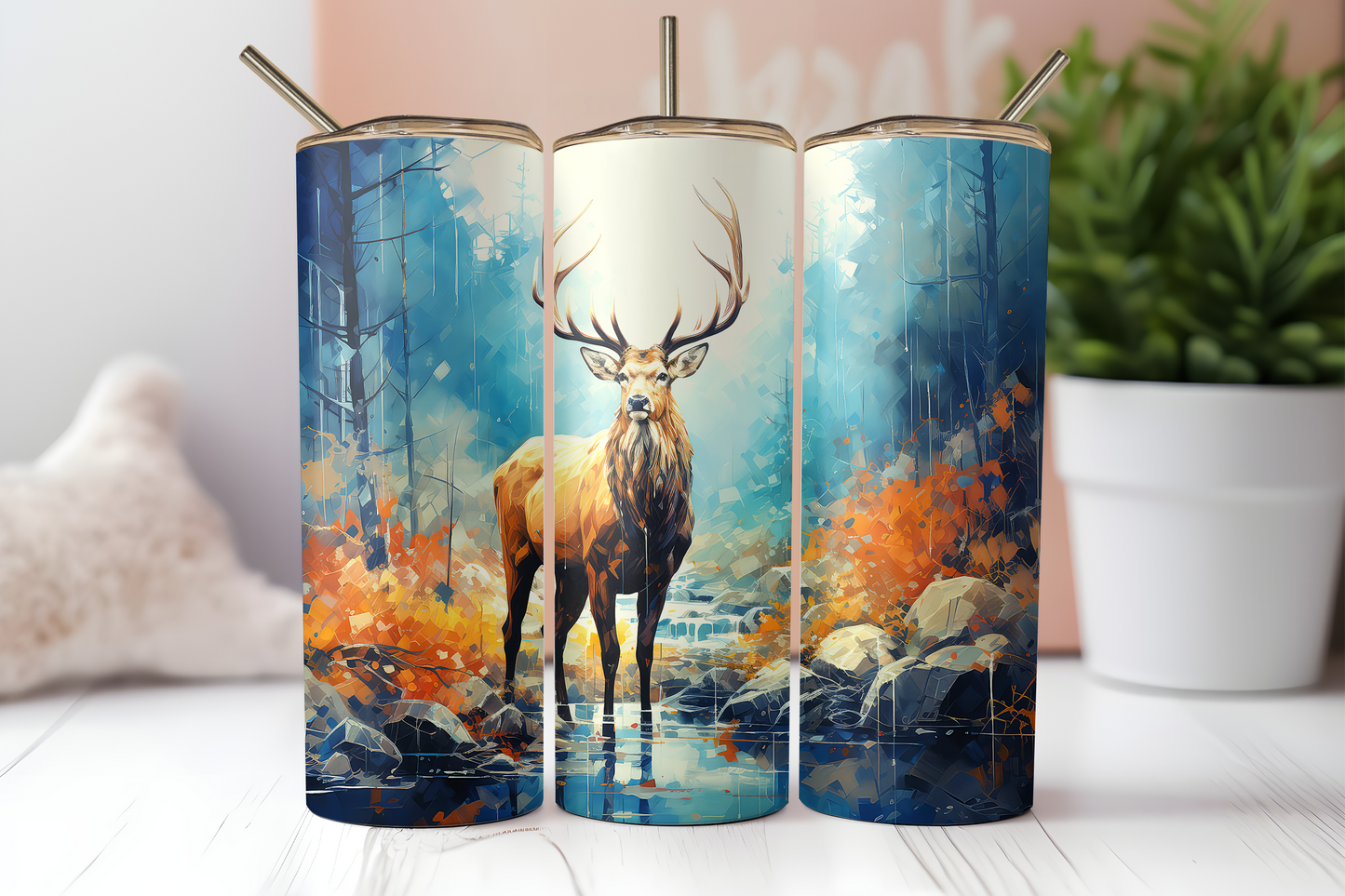 Buck in the woods 20oz Tumbler