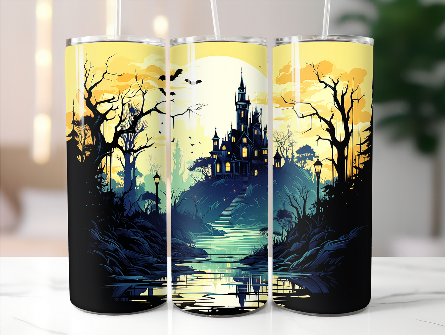 Castle on the hill! Glow in the dark 20oz Tumbler