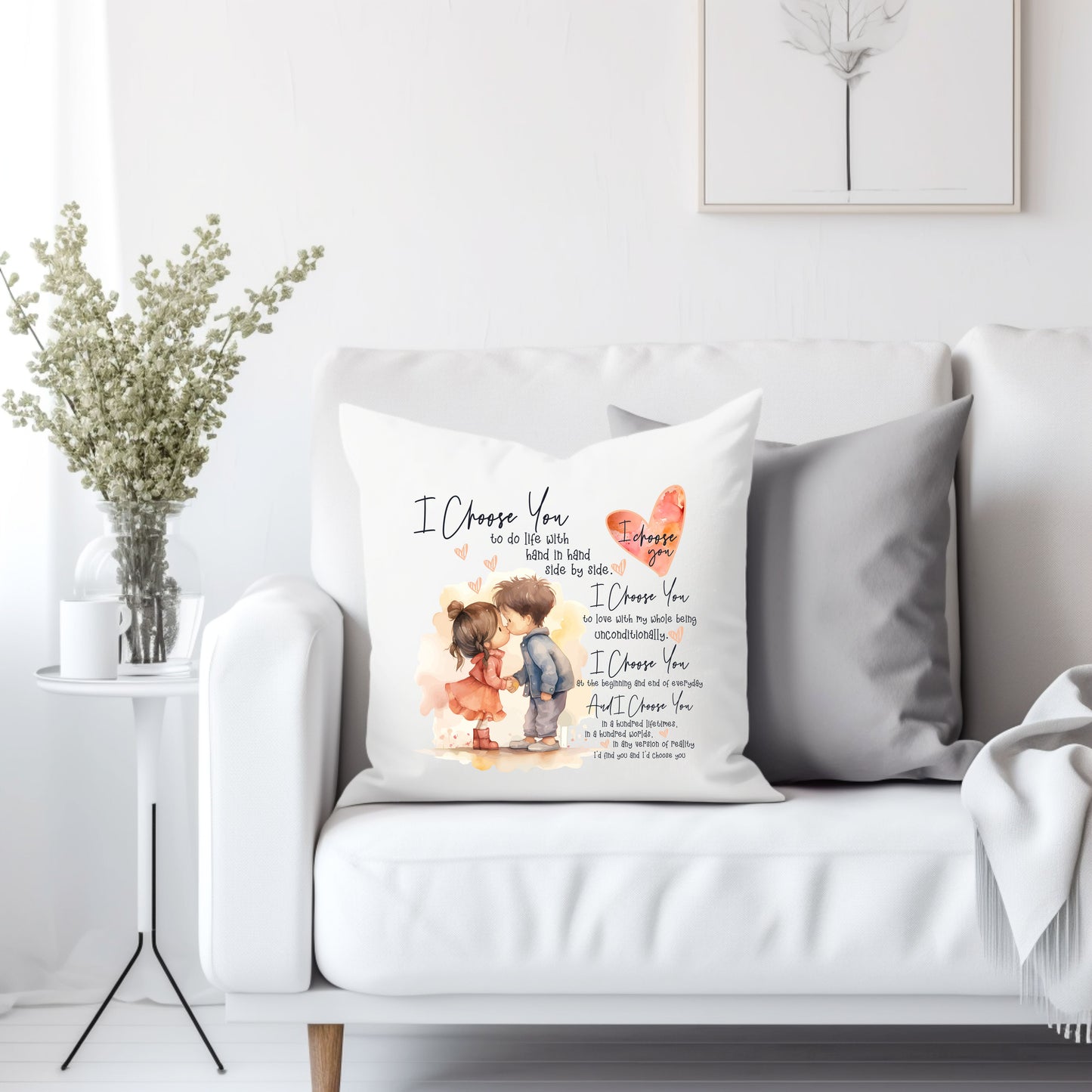 I choose you  - Throw Pillow Cover