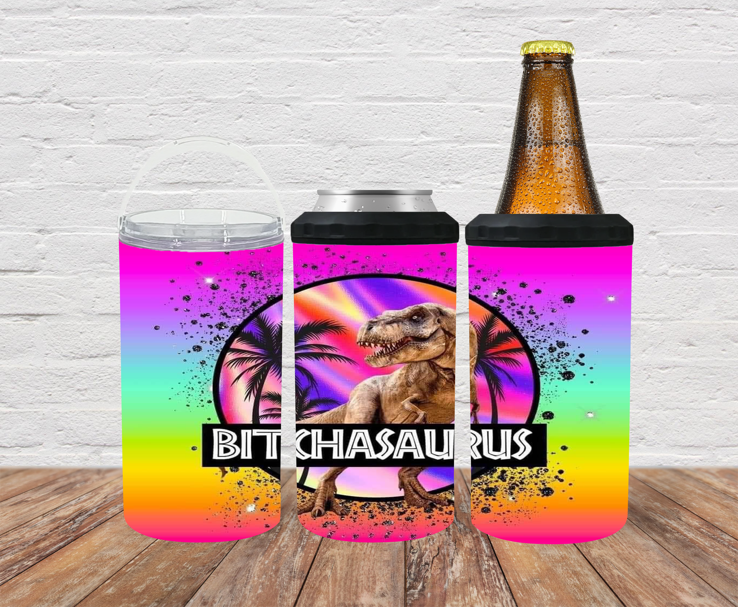 Bitchasaurus Can Cooler