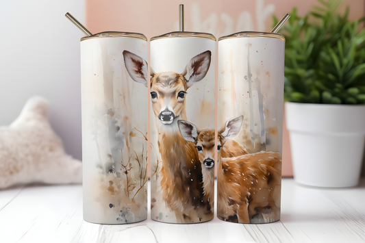 Deer - Mom and Fawn 20oz Tumbler