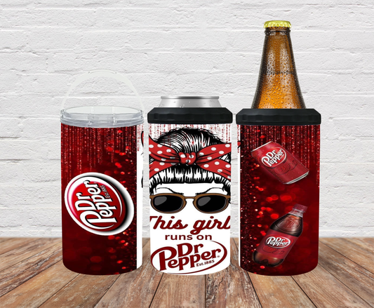 This girl loves Dr Pepper - Can Cooler