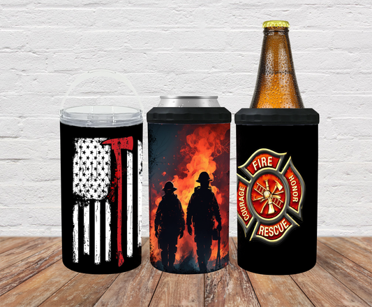 Fire Rescue Can Cooler