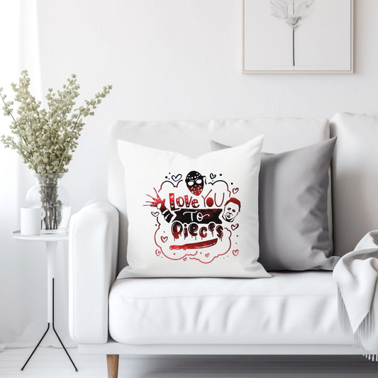 Love you to pieces - Throw Pillow Cover