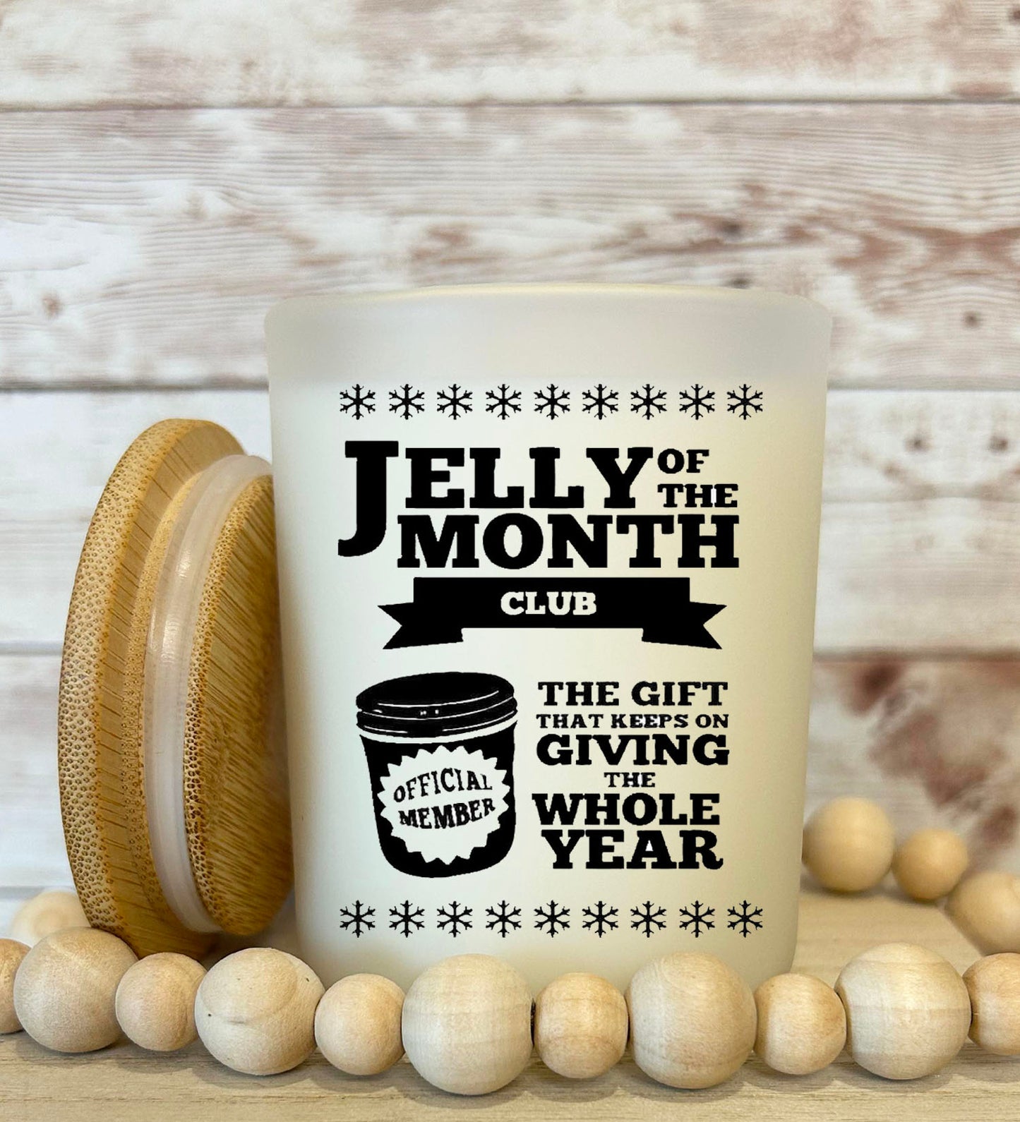 Jelly of the month club Soy candle