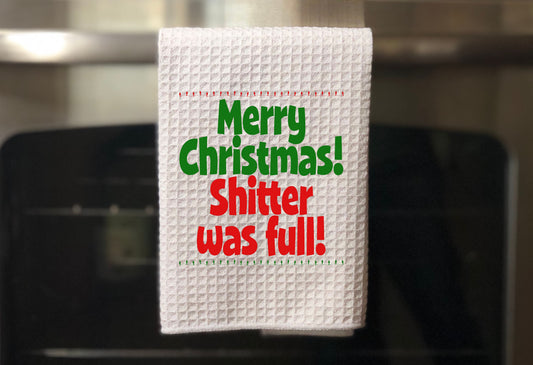 Merry Christmas Shitter was full Towel