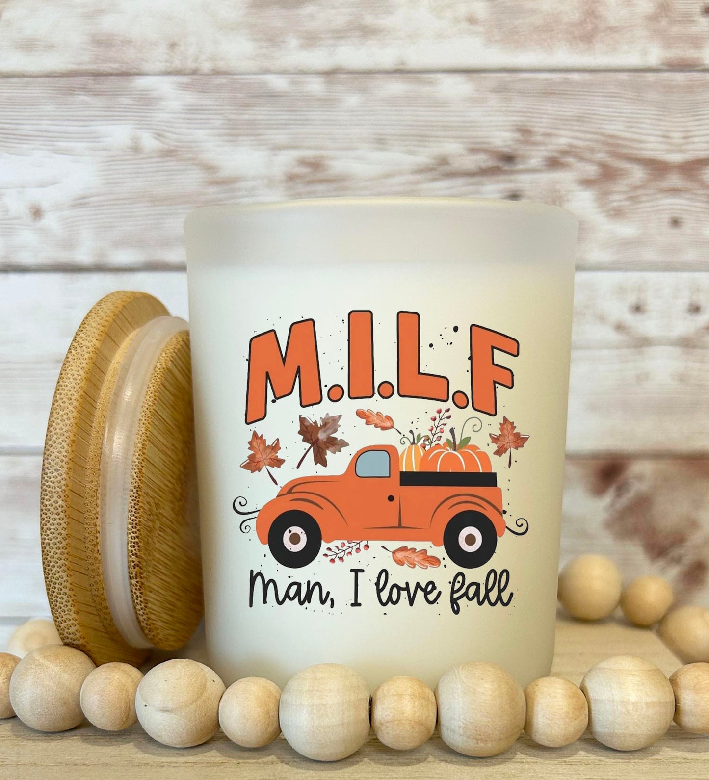 M.I.L.F Man I love Fall Soy candle