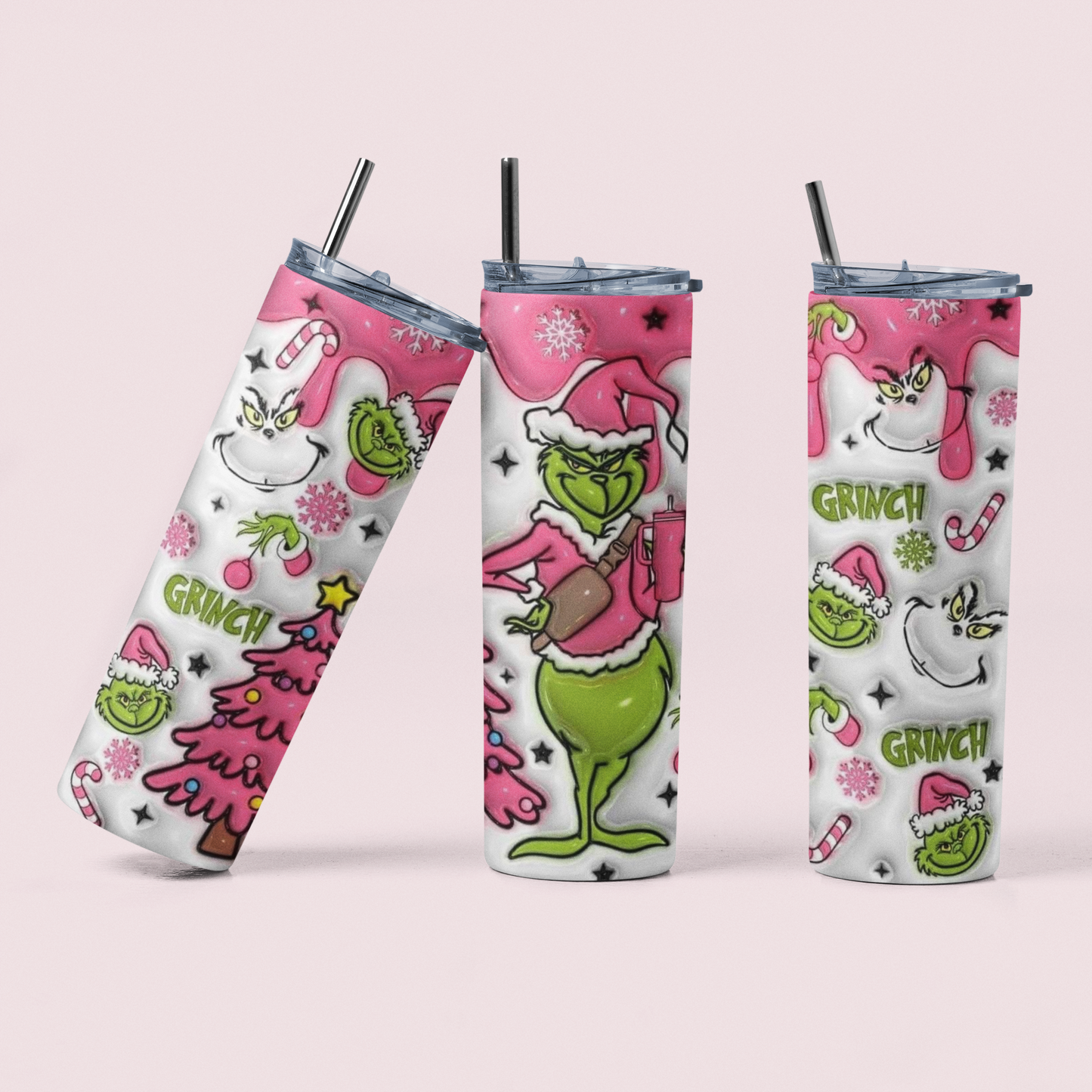 Grinch Pinkmas 20oz Tumbler