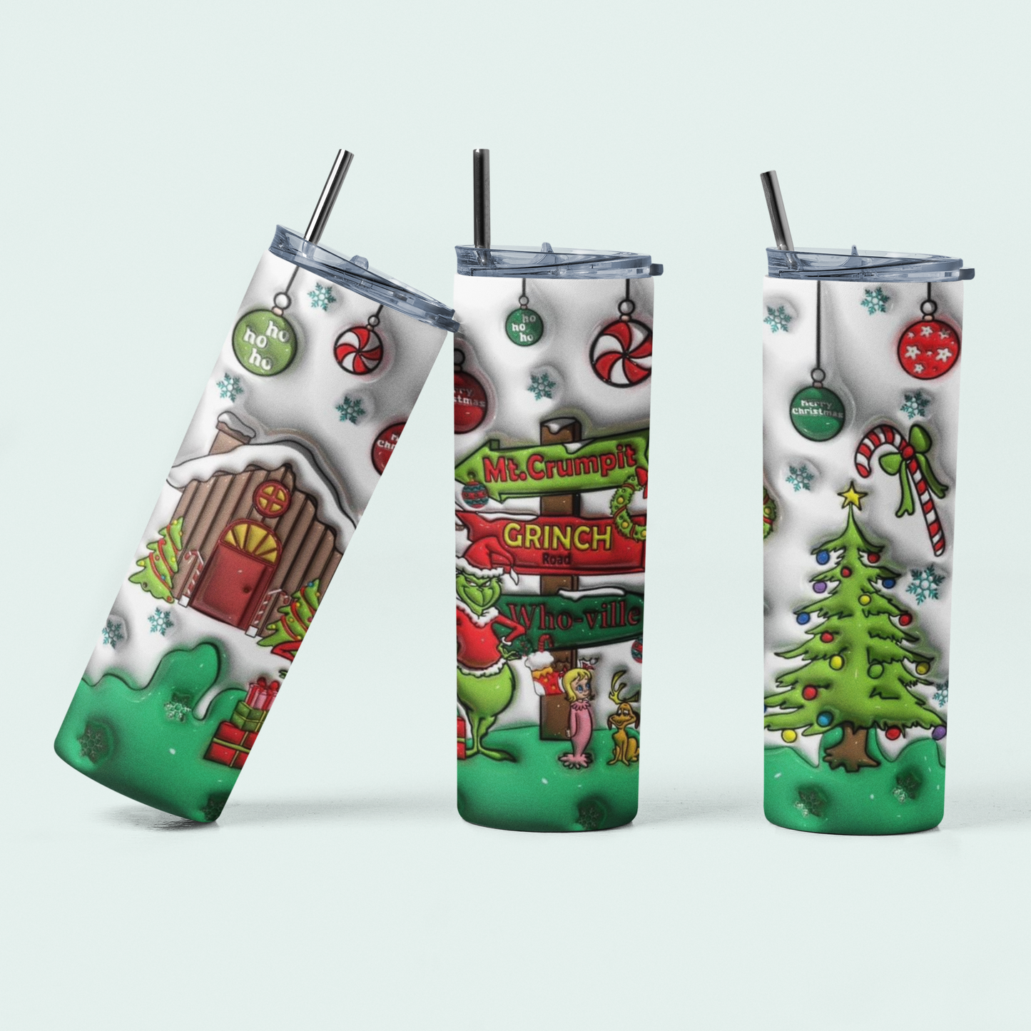 Grinch & Who-ville 20oz Tumbler