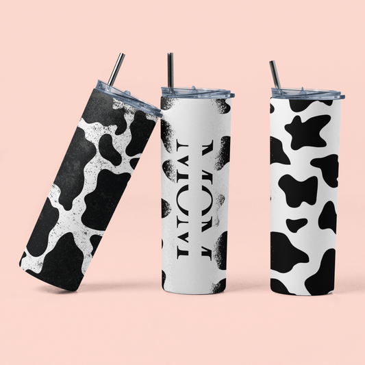 Cow print MOM! 20oz Tumbler