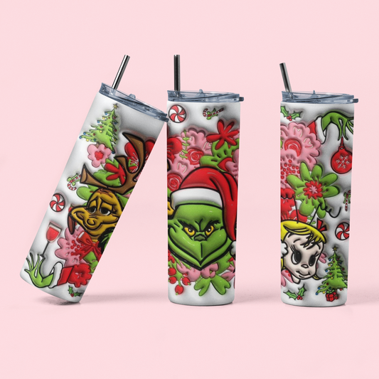 Grinch, Cindy & Max 20oz Tumbler