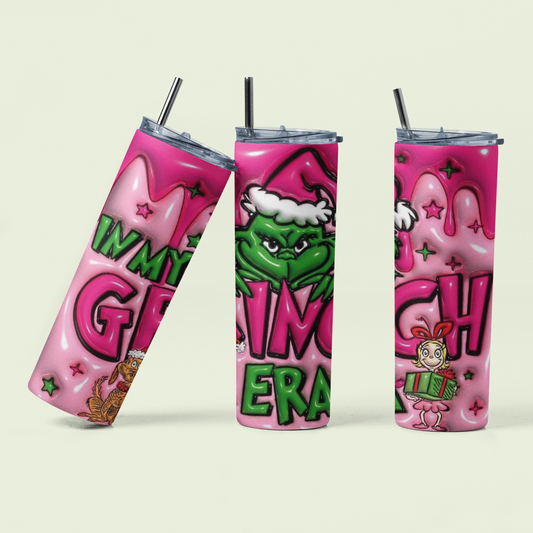 In my Grinch Era, Pink! 20oz Tumbler