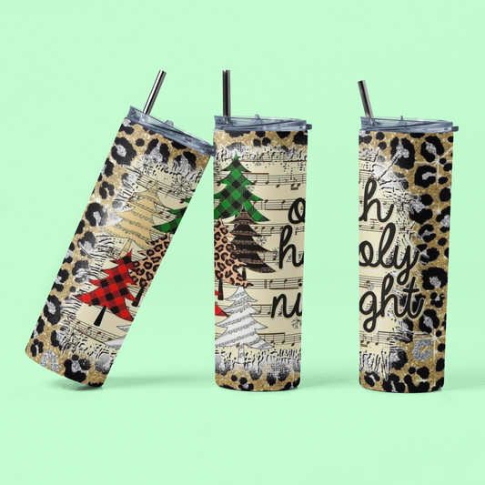 Oh Holy Night Skinny Tumbler!