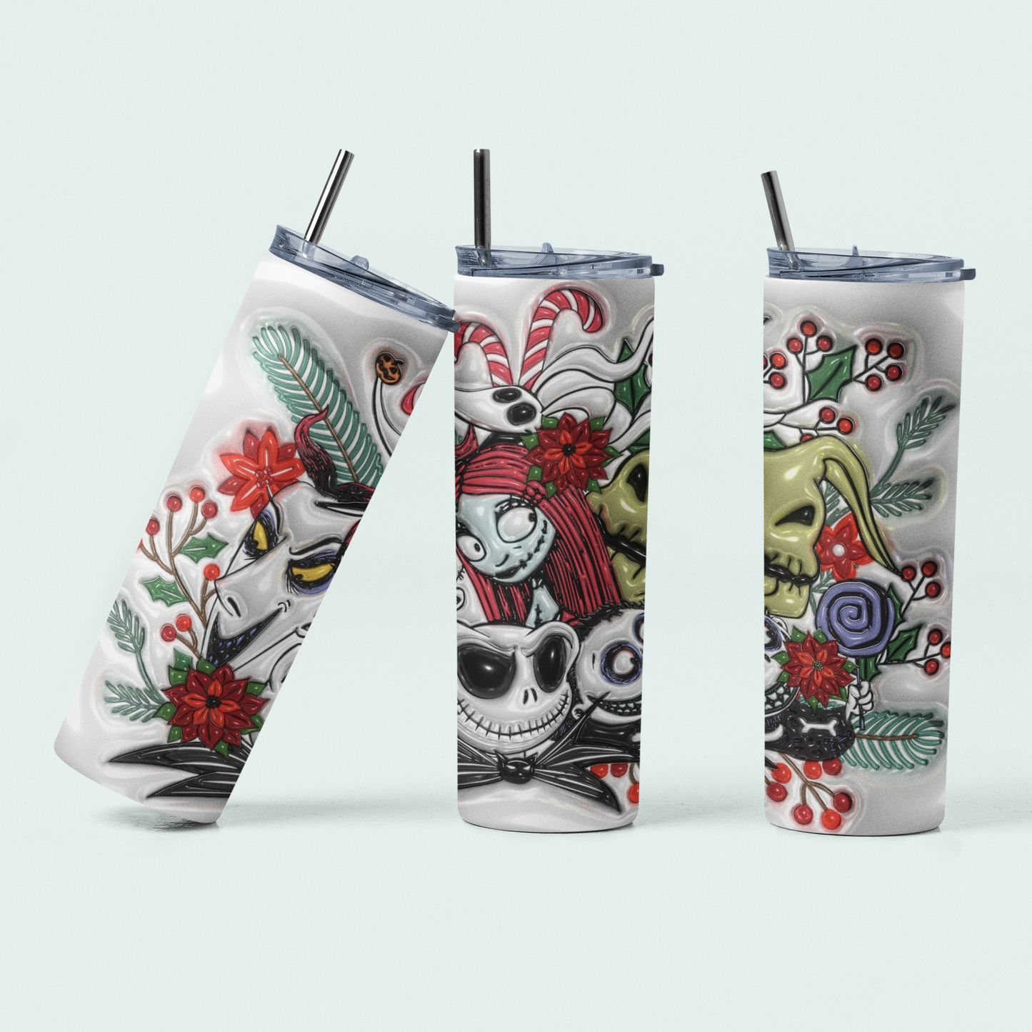 Nightmare before Christmas 2 skinny tumbler!