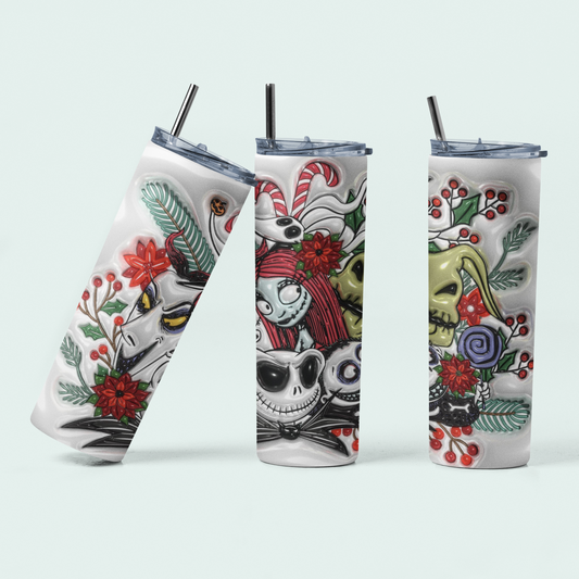 Nightmare before Christmas 2 skinny tumbler!