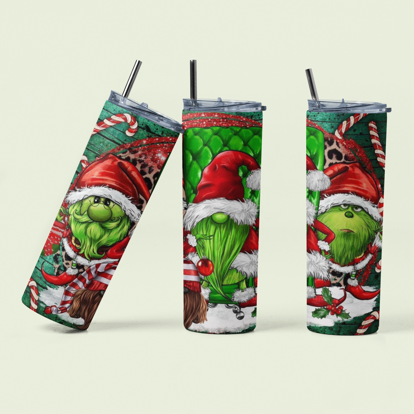 Grinch Gnomes 20oz Tumbler