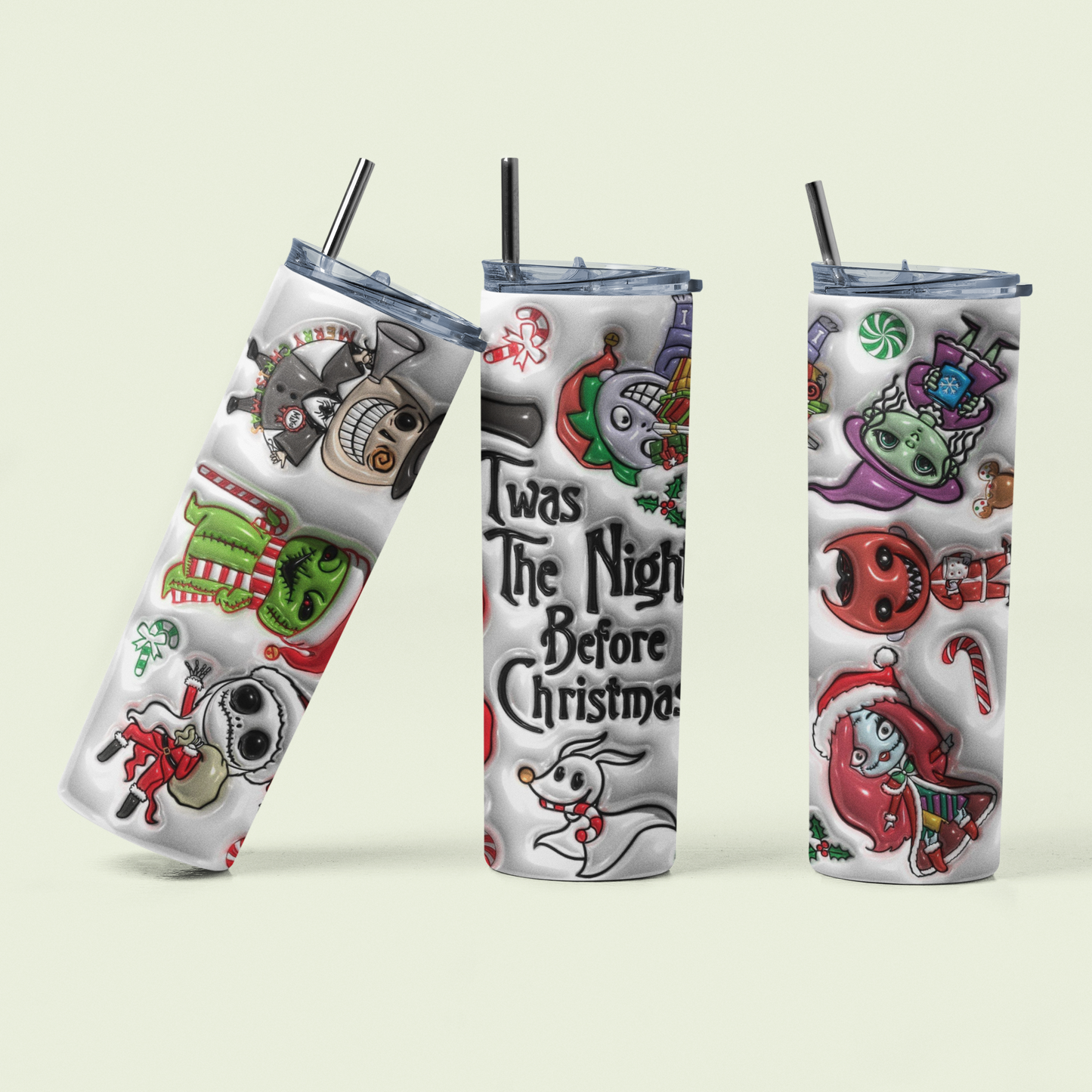 Twas the night before Christmas skinny tumbler!