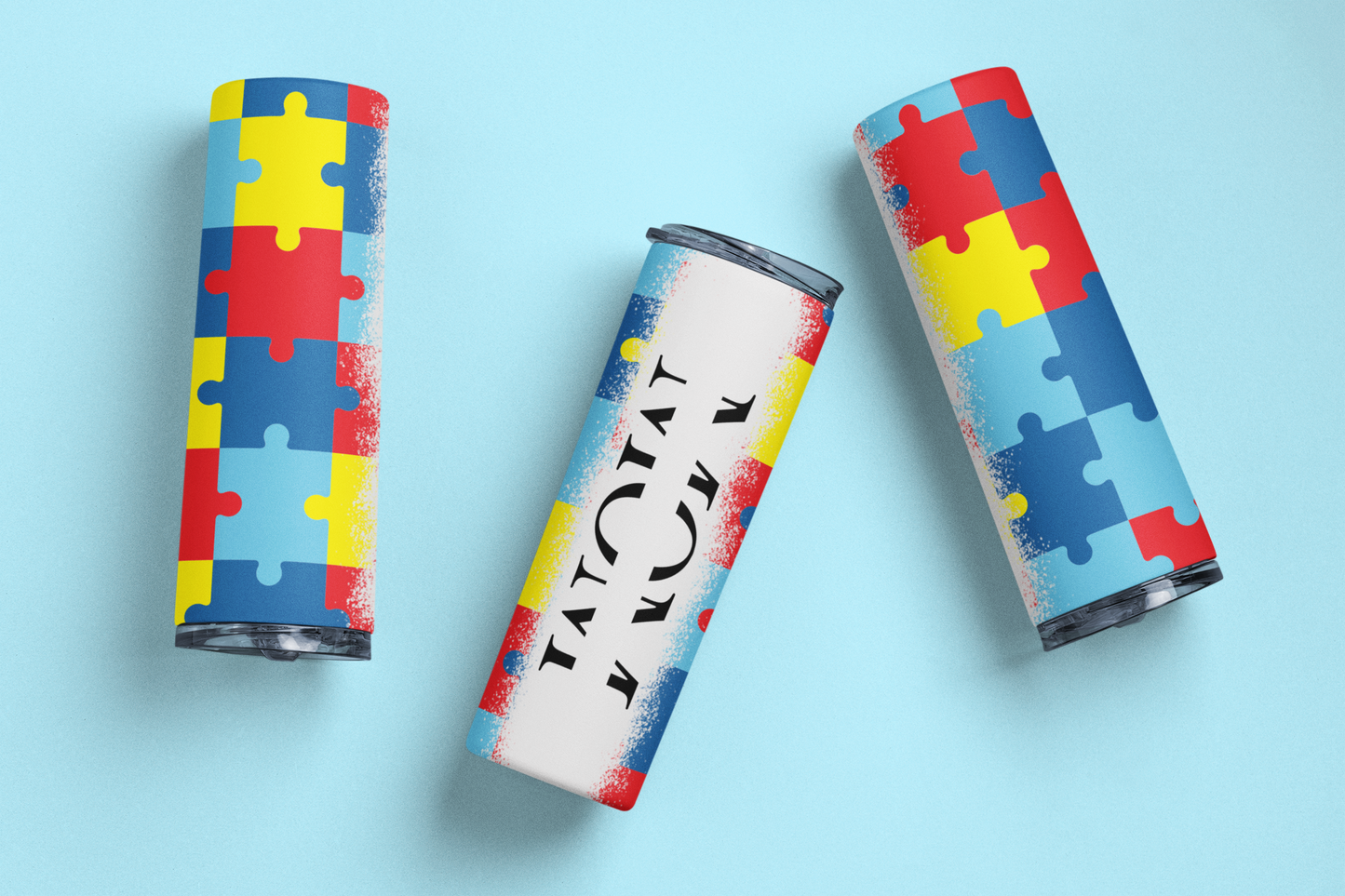 Autism puzzle piece MOM! 20oz Tumbler