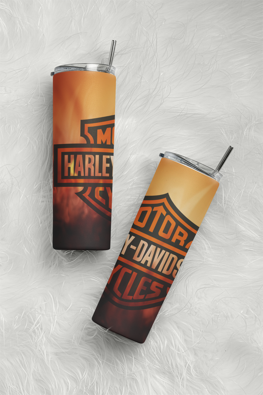 HD - Orange Flame 20oz Tumbler