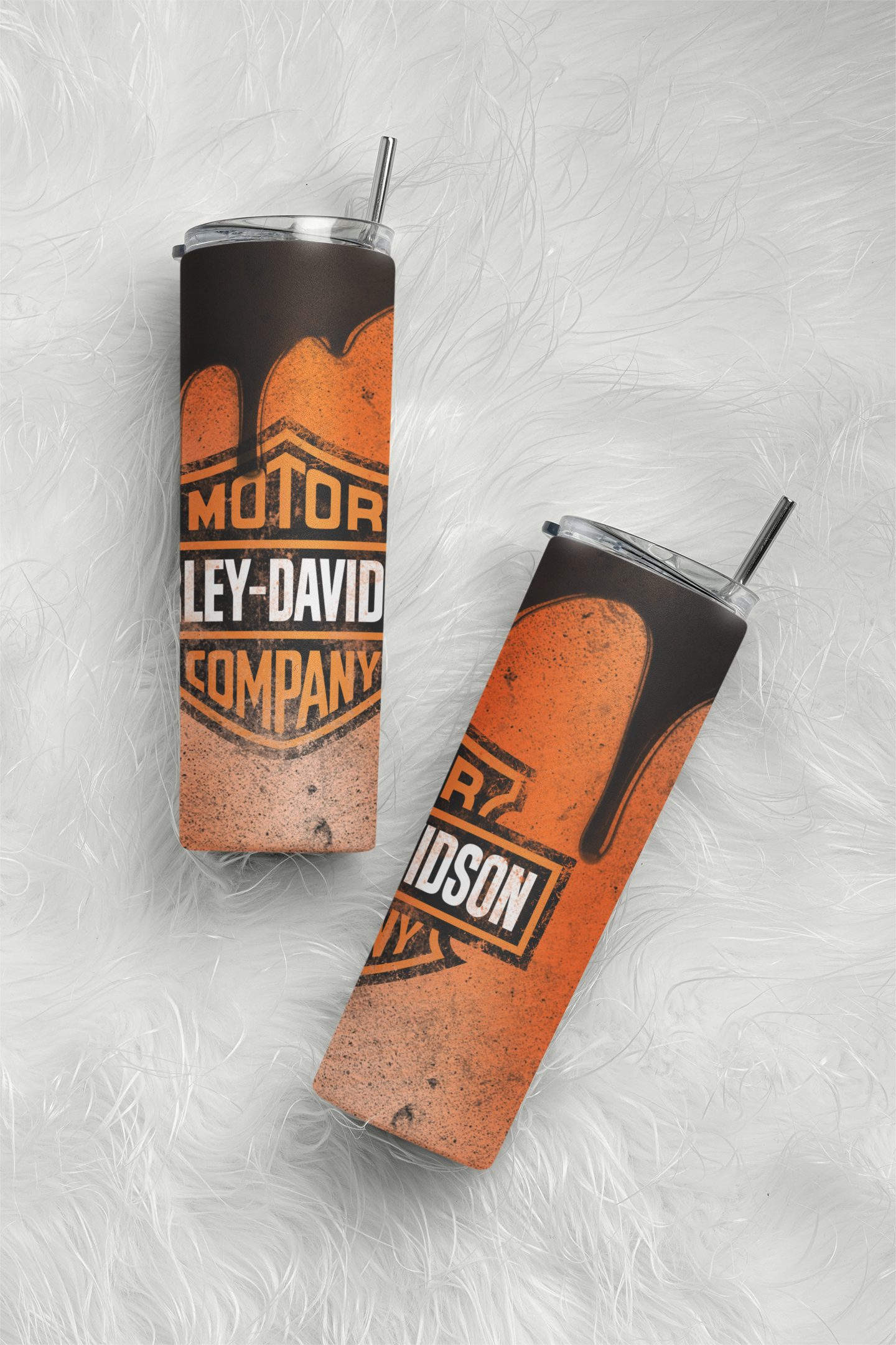 Orange grunge - HD 20oz Tumbler