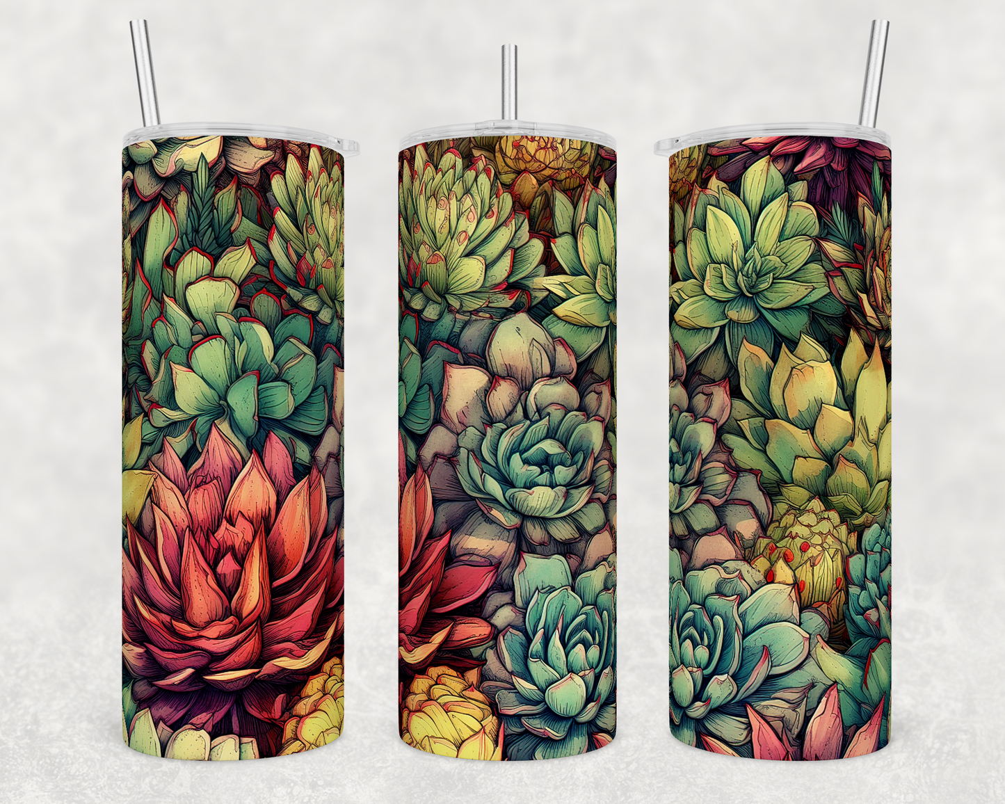 Beautiful succulents 20oz Tumbler