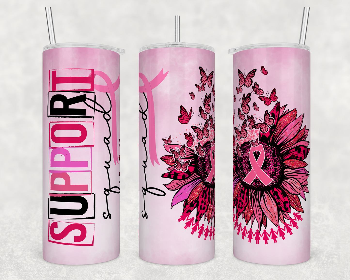 Support squad - Breast cancer awareness 20oz Tumbler