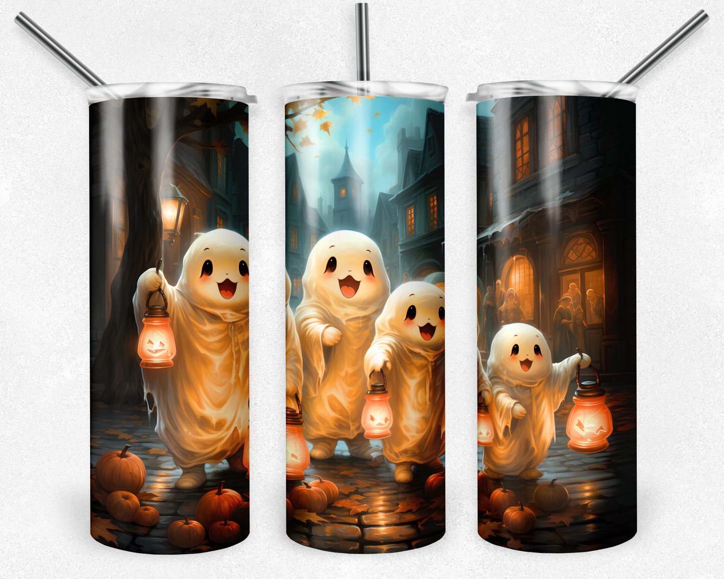 Trick or treat ghost - Glow in the dark 20oz Tumbler