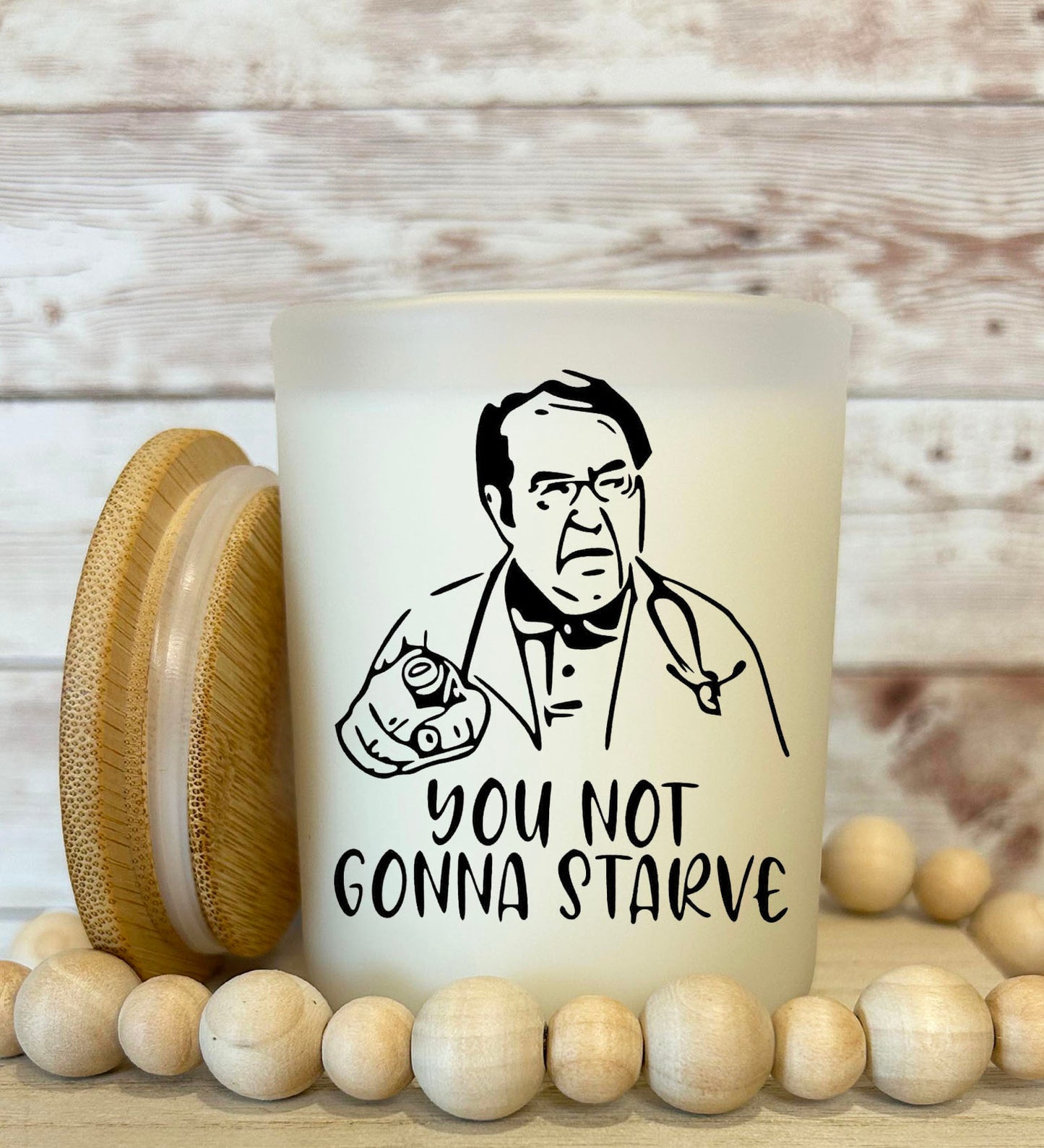 Dr Now - You not gonna starve Soy candle