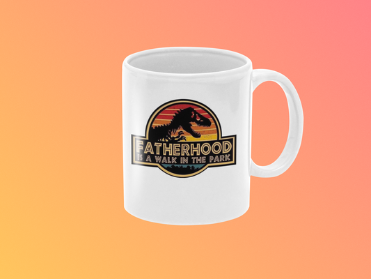 Fatherhood is walk in the park - Coffee Mug