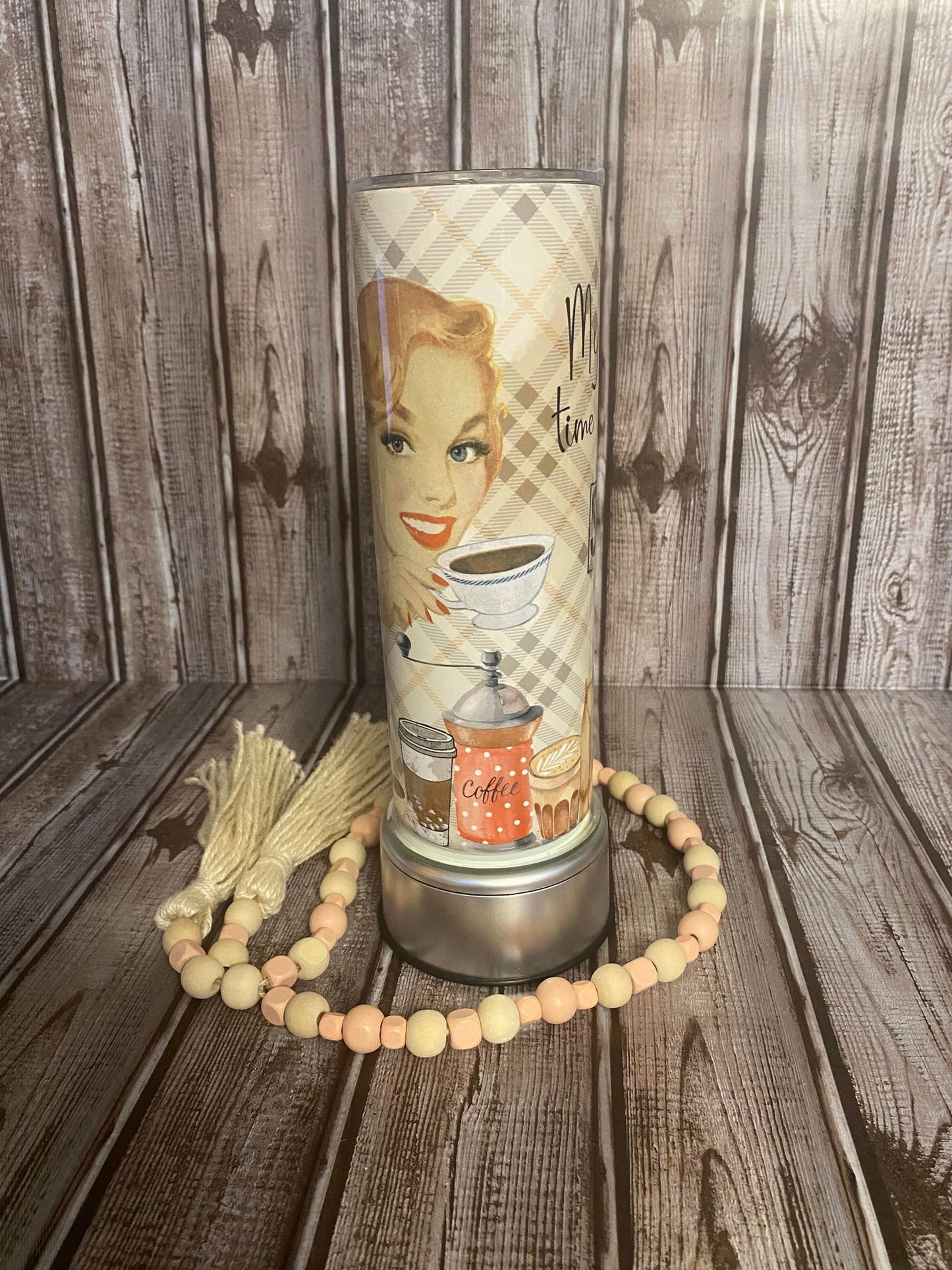 Vintage my alone time is for everyone's safety - Skinny Tumbler