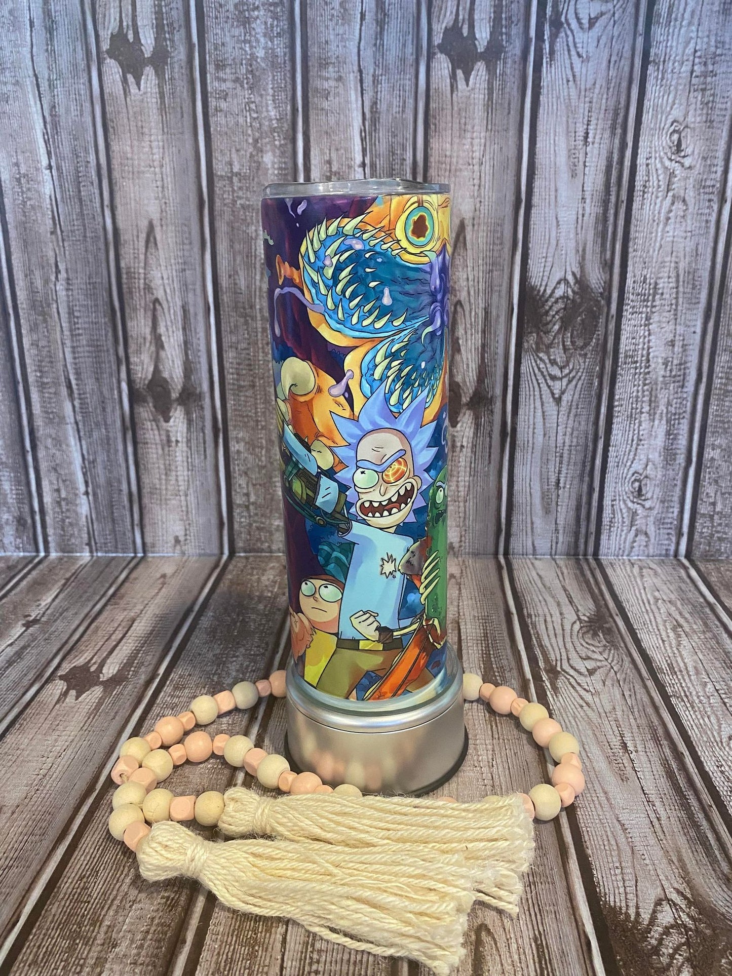 Cartoon Rick and Morty - Skinny Tumbler