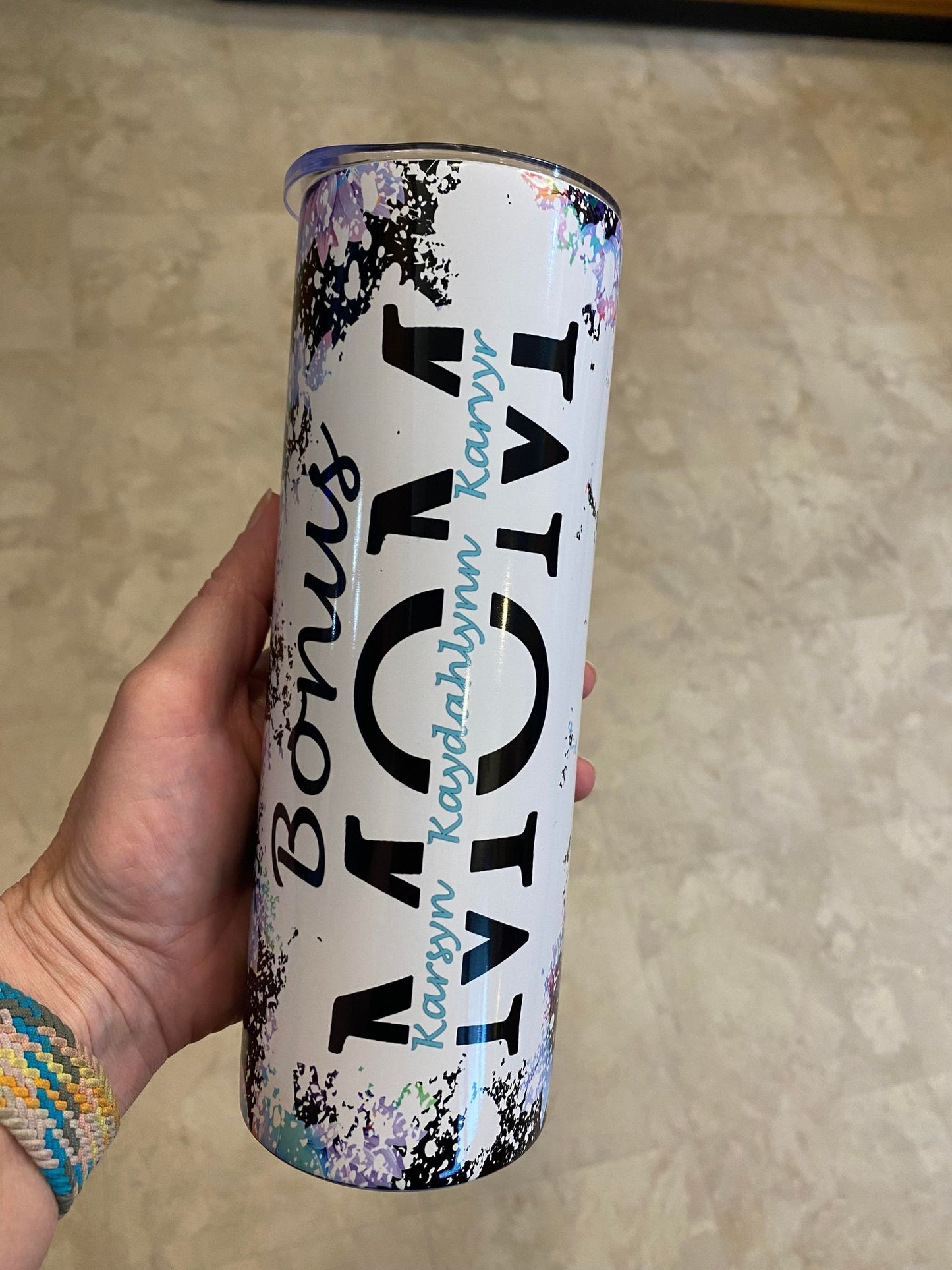 Customized Skinny Tumbler 20oz