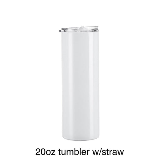 Customized Skinny Tumbler 20oz